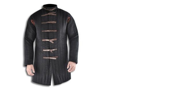 Gambeson, Black, Buckle Closure