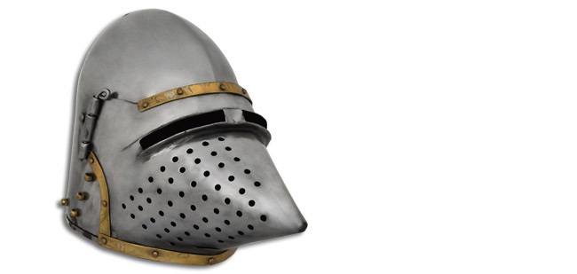Houndskull Bascinet Helmet, 14G