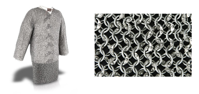 Chainmail Hauberk, Knight Grade