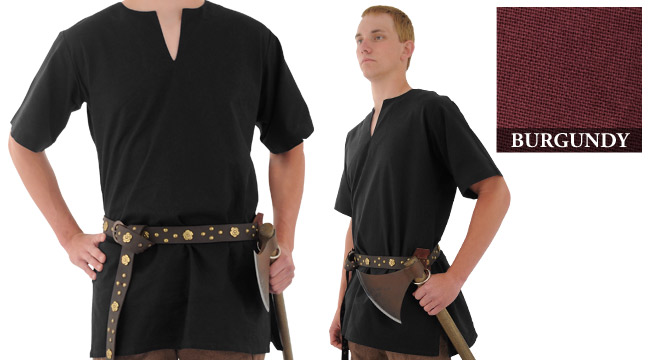 Medieval Tunic, Burgundy