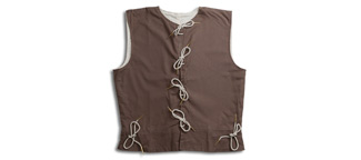 Men's Waistcoat - Brown-Special Closeout Price