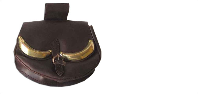 15th Century Soldiers Pouch - Smooth