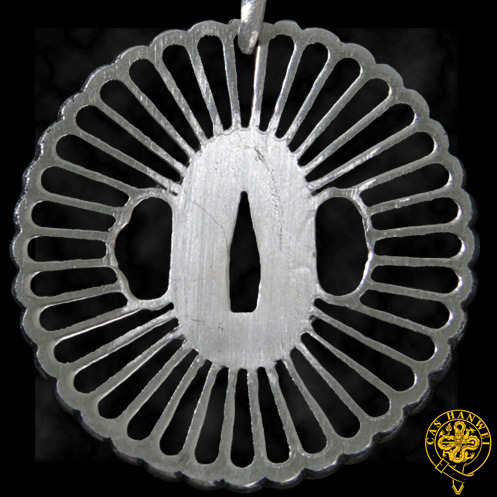 Wheel Tsuba Pendant