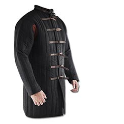 Gambeson, Black, Buckle Closure