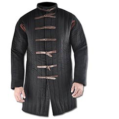 Gambeson, Black, Buckle Closure