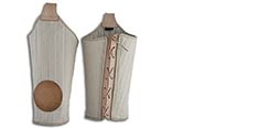 Crusader Upper Leg Padding, Natural X-Large
