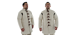 Gambeson, Natural, Leather Tie Closure