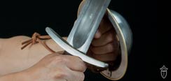 Small Stainless Buckler / Boss