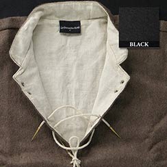15th C Doublet, Wool/Cotton, Black-Special Closeout Price