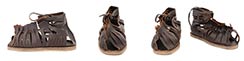 Roman Sandals, Dark Brown Size 11-1/2