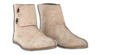 11th Century Norman Cavalry Men's Shoes, Natural