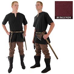 Medieval Tunic, Burgundy