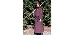 Medieval Hooded Cloak - Brown