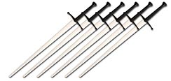 Synthetic Longsword School 6-Pack - White Blade