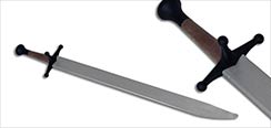 Synthetic Messer Sparring Sword - Silver Blade 