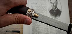 Damascus Taiji Sword Cane w/ Knife