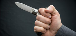 OSC-ii Carbon Fiber Cane Sword w/ Lockback Knife
